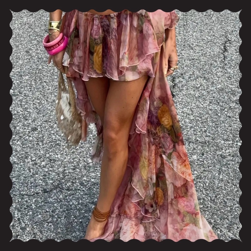 🌸 {Flowered Skirt}